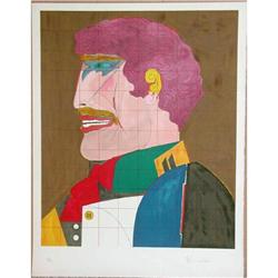 Richard Lindner, Profile, Signed Lithograph  #1081633