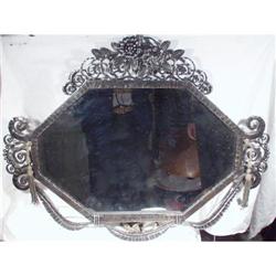 EDGAR BRANDT Deco MIRROR French Modern #1081666