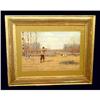 Image 1 : 1905 Hunting Landscape English Painting UK #1081686
