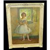 Image 1 : Pastel KRONBERG b. 1872 Ballet Dancer Painting #1081813