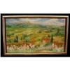 Image 1 : Tuscan Countryside Hilly Landscape Watercolor #1081827