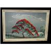 Image 1 : Florida Highwaymen NEWTON Poinciana Tree Oil #1081833