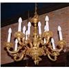 Image 1 : Bronze French  14 lights  chandelier #1081951