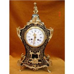 Period 1870 French Boulle  Mantel Clock #1082026