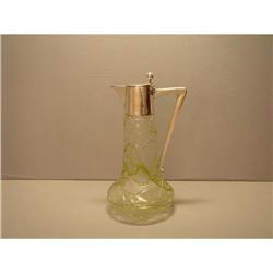 Decanter  Silver  Top  and  Handle  German #1091711