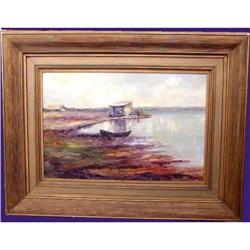 Al White, Bayfront Tidal Marsh, Oil Painting #1091724