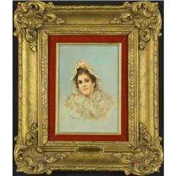  L. Herink ORIGINAL antique victorian portrait #1091734