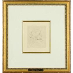 Original etching entitled ?Berthe Morisot? by #1091742