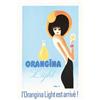 Image 1 : ORANGINA LIGHT VILLEMOT Small Poster C:1988 #1091872