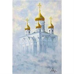 "Church of Russia" religious oil painting #1091912