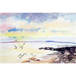 "Baltic Sea" watercolor by Sorokina Tatyana #1091977