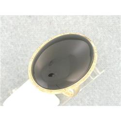 Another Big Beautiful Ring Onyx in 14k #1091983