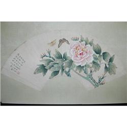 20th Century Chinese Fan Painting #1092004