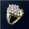 Image 1 : 1.0 CTTW DIAMOND CLUSTER RING & 10K YELLOW GOLD#1092221