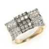 Image 1 : 1.5 CTW DIAMOND CLUSTER RING ~VERY BIG AND NICE#1092234