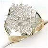 Image 1 : 2.0 CTW DIAMOND CLUSTER RING ~NICE DIAMONDS~ #1092235