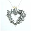Image 1 : 1.5 CTTW DIAMOND HEART PENDANT & CHAIN #1092241
