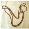 Image 1 : VINTAGE RUBY BEAD & 14K GOLD 30" NECKLACE #1092300