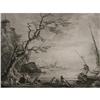 Image 1 : Gulf of Naples and Fishermen Engraving #1092408