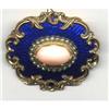 Image 1 : A Victorian Coral and Enamel Brooch #1092426