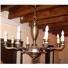 Second Empire French 8 light chandelier c 1940s#1092559