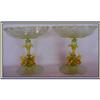 PR ANTIQUE VENETIAN MURANO GLASS  COMPOTE TAZZA#1092579