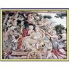 Image 1 : HANDMADE FIGURAL NEEDLEPOINT TAPESTRY ALLEGORY #1092600