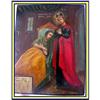 RUSSIAN ICON EARLY CIRCA 1800 JOSEPH & MARY #1092602