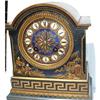 Image 1 : Chinese blue lacquered clock #1102343