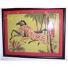 Image 1 : Tropical Print, signed "Peters" (modern art) #1102567