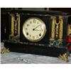Image 1 : Exceptional Ingraham Clock with Faux Marble #1102646