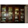 Image 1 : Gorgeous Late Victorian 4 Door Walnut Display #1102647