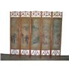 Image 1 : 5 pcs folding screen w/calligraphy and painting#1102655