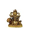 Image 1 : Old Chinese Tibetan Gilt Bronze Buddha Rid Lion#1102855