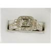 Image 1 : Ring PRINCESS DIAMONDS  RIGHT HAND! #1113309