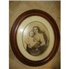 Image 1 : FRENCH ANTIQUE FRAME &PRINT RAPHAEL MADONNA #1113664