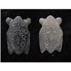 Image 1 : Rare Jade Beetle Ornament Pair #1120515