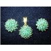 Image 1 : A SET OF EARRINGS & PENDANT BY "ZANCAN" #1120607