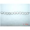 Image 1 : Crown Trifari Silver Link Bracelet 1940-1960s #1120796