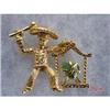 Image 1 : BSK JADE Man Figural Brooch #1120941