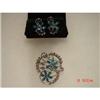 Image 1 : CARL-ART INC Sterling Rhinestone Set Brooch, #1121309