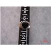 Image 1 : Sterling  Onyx Heart Ring Signed ND  Anna Greta#1121359