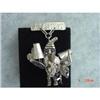 Image 1 : Estate STERLING Brooch Junk Man Many charms #1121410