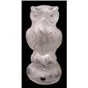 Image 1 : LALIQUE Influenced Czech CRYSTAL Owl Sculpture #1121695