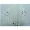 Image 1 : White on White Embroidered  Runner  #1121787