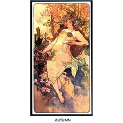 MUCHA ART NOUVEAU POSTER  AUTUMN  #1122102