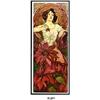 Image 1 : MUCHA ART NOUVEAU POSTER "RUBY" #1122105