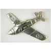 Image 1 : STERLING  SILVER AIRPLANE PIN #1122169