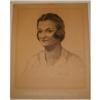 Image 1 : FINE CHARCOAL PORTRAIT OF A YOUNG WOMAN SGN #1122264