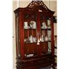 Image 1 : Wonderful Mahogany China Cabinet Reproduction  #1122316